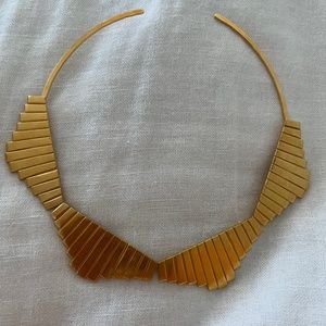 Gold choker costume jewelry